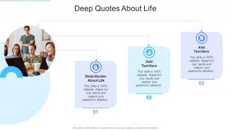 Deep Quotes About Life In Powerpoint And Google Slides Cpb