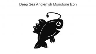 Deep Sea Anglerfish Monotone Icon In Powerpoint Pptx Png And Editable Eps Format