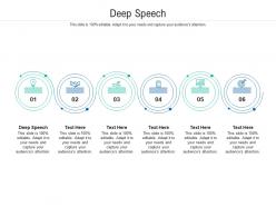 Deep speech ppt powerpoint presentation inspiration graphics design cpb