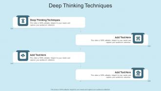 Deep Thinking Techniques In Powerpoint And Google Slides Cpb
