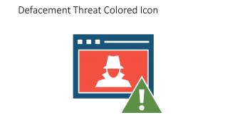 Defacement Threat Colored Icon In Powerpoint Pptx Png And Editable Eps Format
