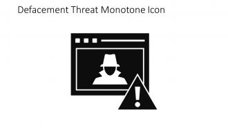 Defacement Threat Monotone Icon In Powerpoint Pptx Png And Editable Eps Format