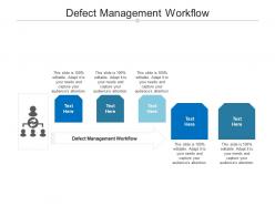 Defect management workflow ppt powerpoint presentation file layout cpb