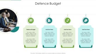 Defence Budget In Powerpoint And Google Slides Cpb