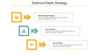 Defence Depth Strategy Ppt Powerpoint Presentation Inspiration Show Cpb