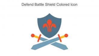 Defend Battle Shield Colored Icon In Powerpoint Pptx Png And Editable Eps Format