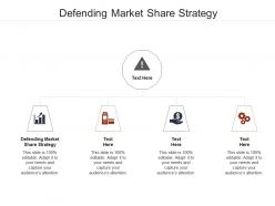 Defending market share strategy ppt powerpoint presentation slides example cpb