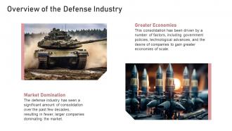 Defense Industry Consolidation powerpoint presentation and google slides ICP Compatible Content Ready