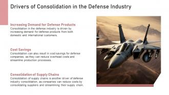 Defense Industry Consolidation powerpoint presentation and google slides ICP Researched Content Ready