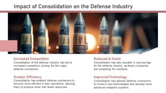 Defense Industry Consolidation powerpoint presentation and google slides ICP Colorful Content Ready