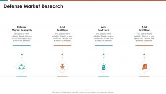 Defense Market Research In Powerpoint And Google Slides Cpb
