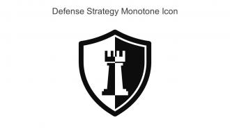 Defense Strategy Monotone Icon In Powerpoint Pptx Png And Editable Eps Format