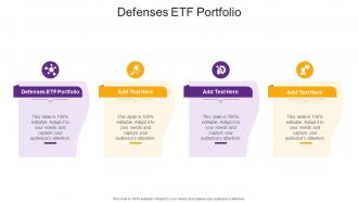 Defenses ETF Portfolio In Powerpoint And Google Slides Cpb