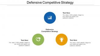 Defensive competitive strategy ppt powerpoint presentation portfolio graphic tips cpb