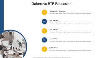 Defensive ETF Recession In Powerpoint And Google Slides Cpb