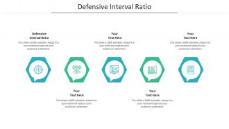 Defensive interval ratio ppt powerpoint presentation infographics deck cpb
