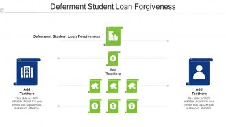 Deferment Student Loan Forgiveness Ppt Powerpoint Presentation Gallery Format Ideas Cpb