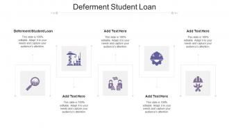 Deferment Student Loan In Powerpoint And Google Slides Cpb