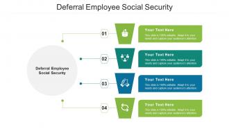 Deferral Employee Social Security Ppt Powerpoint Presentation Outline Clipart Cpb