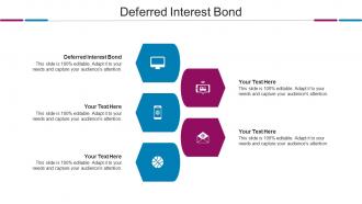 Deferred Interest Bond Ppt Powerpoint Presentation Infographics Skills Cpb