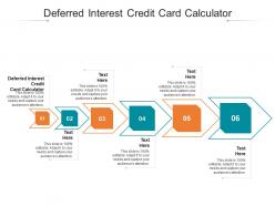 Deferred interest credit card calculator ppt powerpoint presentation icon vector cpb