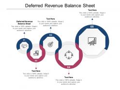 Deferred revenue balance sheet ppt powerpoint presentation visual aids background images cpb