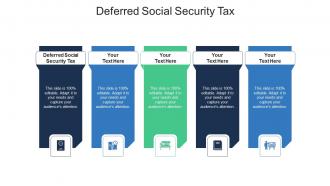Deferred social security tax ppt powerpoint presentation inspiration cpb