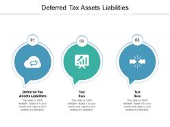 Deferred tax assets liabilities ppt powerpoint presentation summary infographics cpb