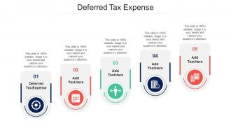 Deferred Tax Expense Ppt Powerpoint Presentation Summary Example Cpb