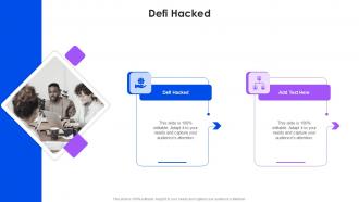 Defi Hacked In Powerpoint And Google Slides Cpb