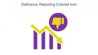 Deficiency Reporting Colored Icon In Powerpoint Pptx Png And Editable Eps Format