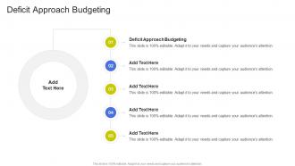 Deficit Approach Budgeting In Powerpoint And Google Slides Cpb