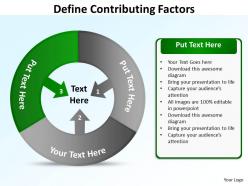 Define contributing diagram factors 11