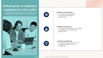 Define Goals Of Employee Engagement Action Plan Effective Employee Engagement
