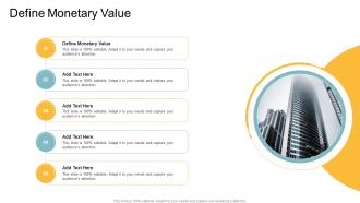 Define Monetary Value In Powerpoint And Google Slides Cpb