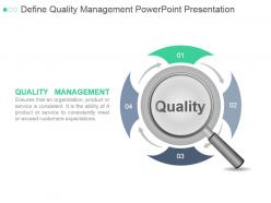 Define quality management powerpoint presentation