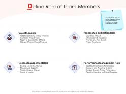 Define role of team members ppt powerpoint presentation gallery display