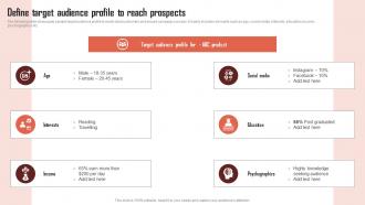 Define Target Audience Profile To Reach Prospects RTM Guide To Improve MKT SS V