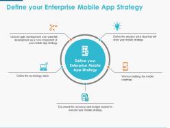 Define your enterprise mobile app strategy ppt powerpoint presentation icon graphics pictures