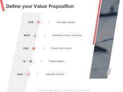 Define your value proposition service name ppt powerpoint presentation slides example