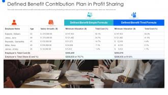 Defined Benefit Contribution Plan In Profit Sharing