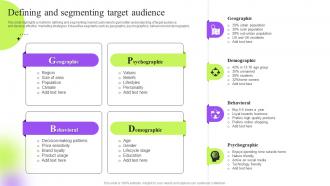 Defining And Segmenting Target Audience Strategic Guide To Execute Marketing Process Effectively