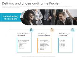 Defining and understanding the problem e procurement business elevator funding