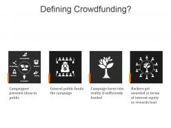 Defining crowdfunding powerpoint presentation templates