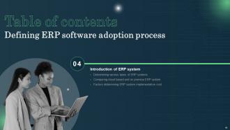 Defining ERP Software Adoption Process Complete Deck Captivating Images