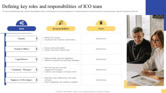 Defining Key Roles And Responsibilities Ultimate Guide For Initial Coin Offerings BCT SS V