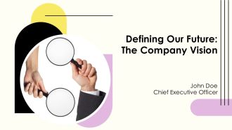 Defining Our Future The Company Vision PPT Mockup AT