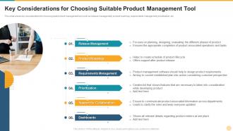 Defining product leadership strategies key considerations for choosing suitable product management tool