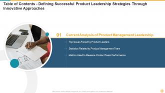 Defining product leadership strategies through innovative approaches powerpoint presentation slides