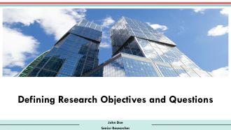 Defining Research Objectives And Questions PPT Structure AT